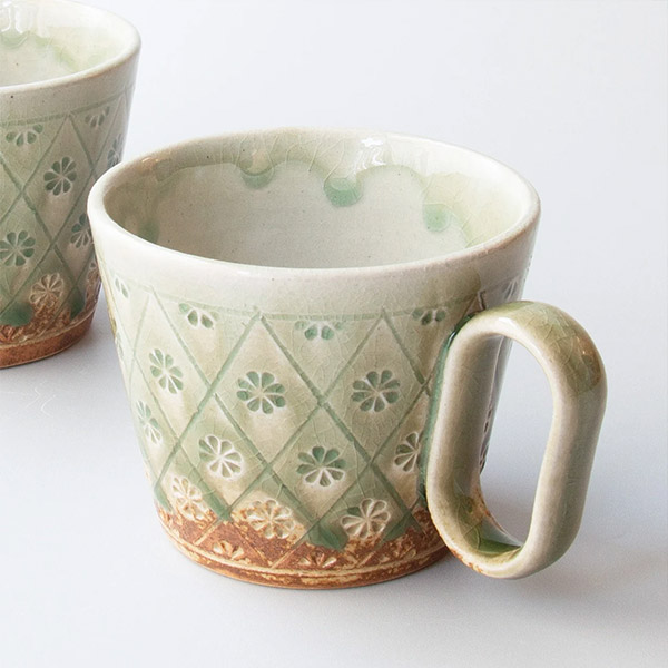 生涯を添い遂げるマグ 伊賀焼 香山窯 ビードロ【コップ・マグカップ