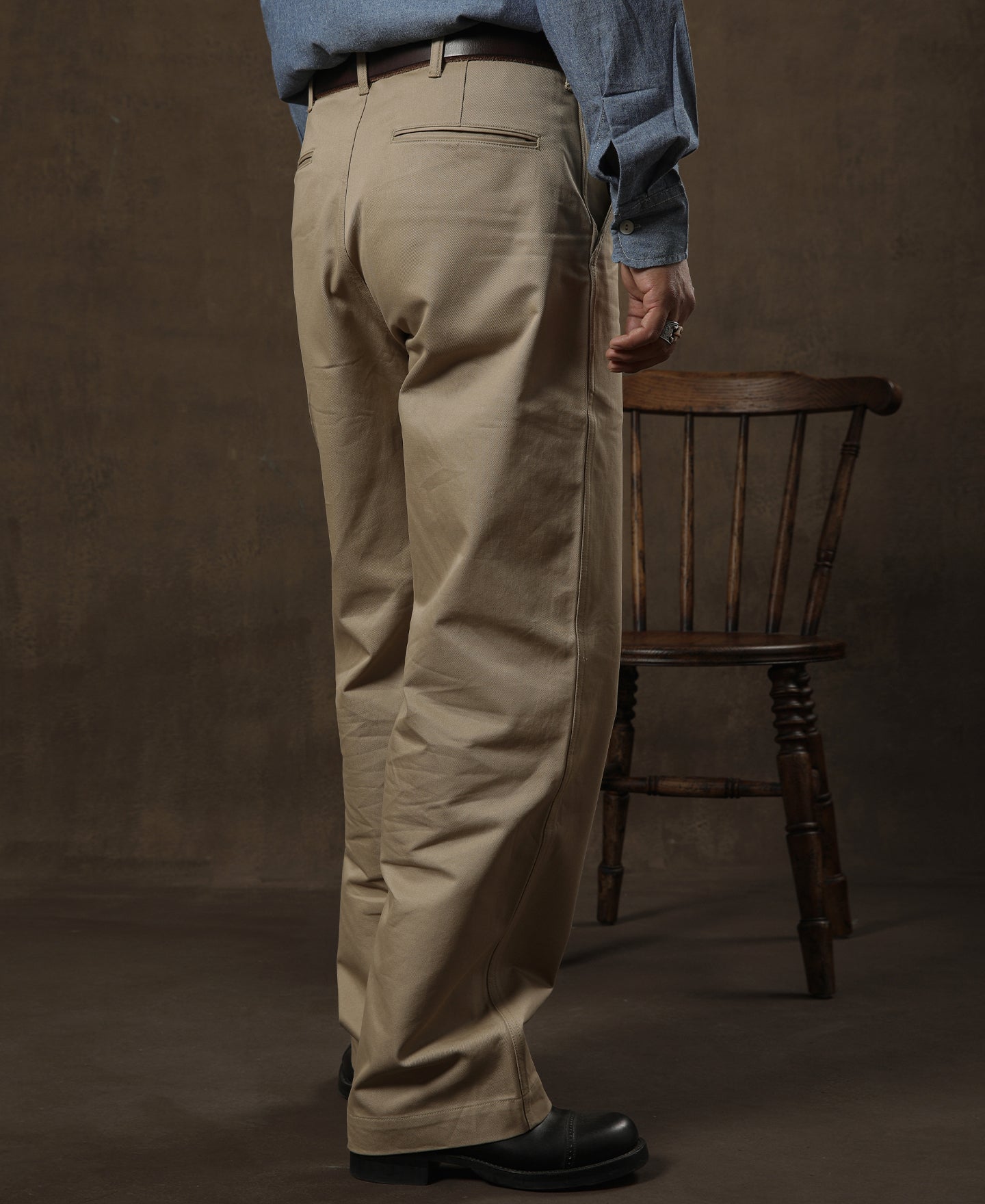 1942 US Army 11.5 oz Chino Trousers | Officer Pants | Bronson