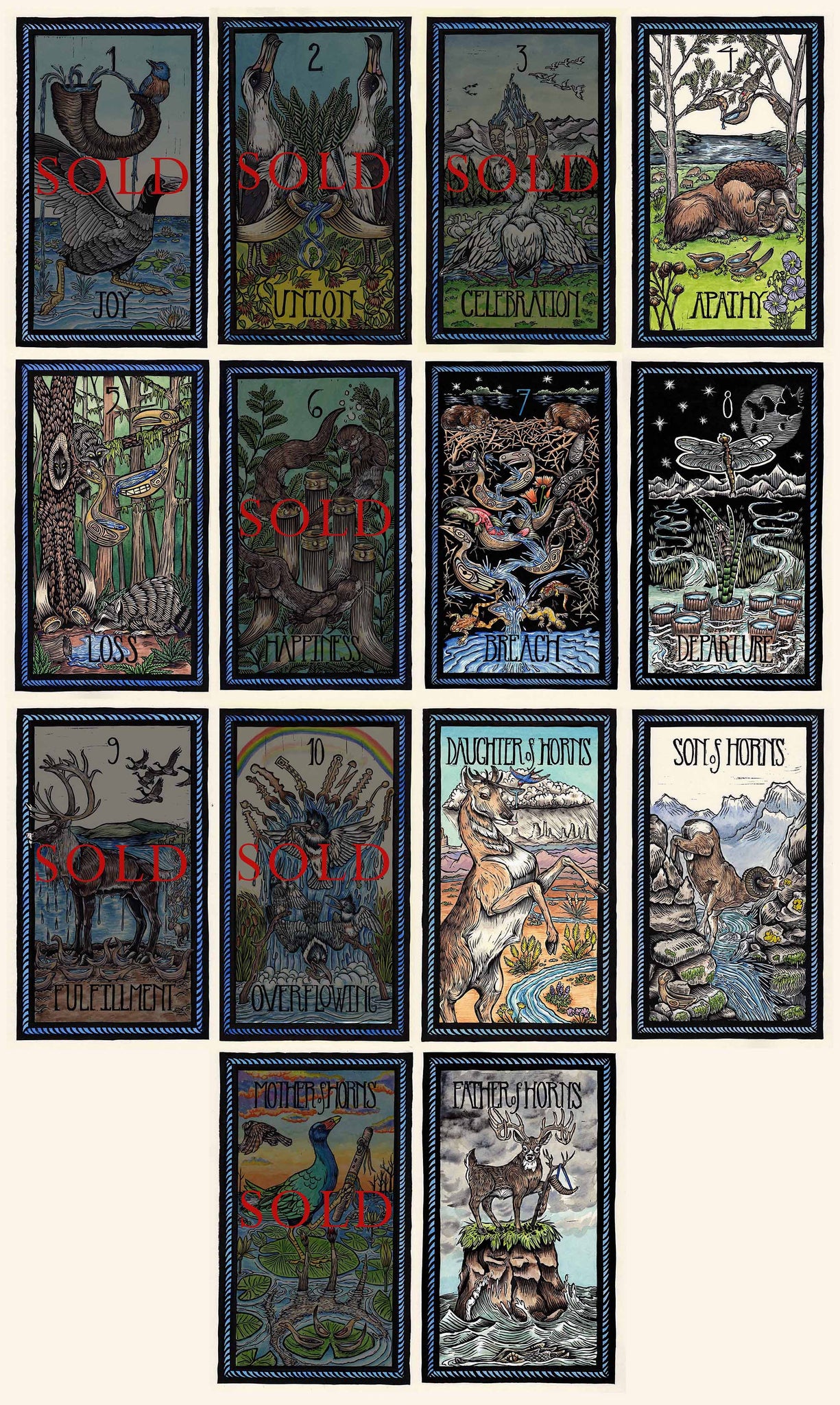 Brady Tarot Original Art