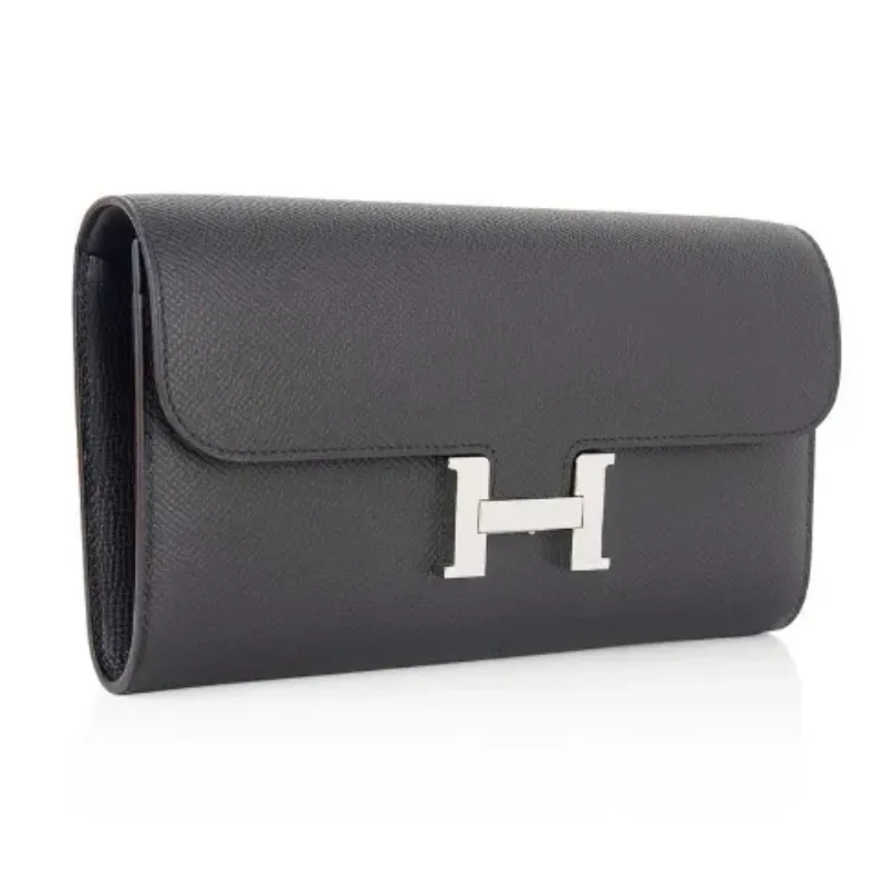 エルメス コンスタンスロング ブラック エプソン シルバー金具