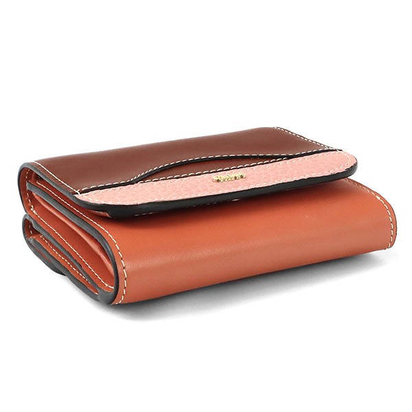 Brandol / Chloe クロエ 三つ折り財布 レザー マルチカラー ミニ財布