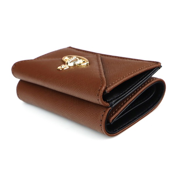 ヴィヴィアンウエストウッド 三つ折り財布 ビッグオーブ ダーク