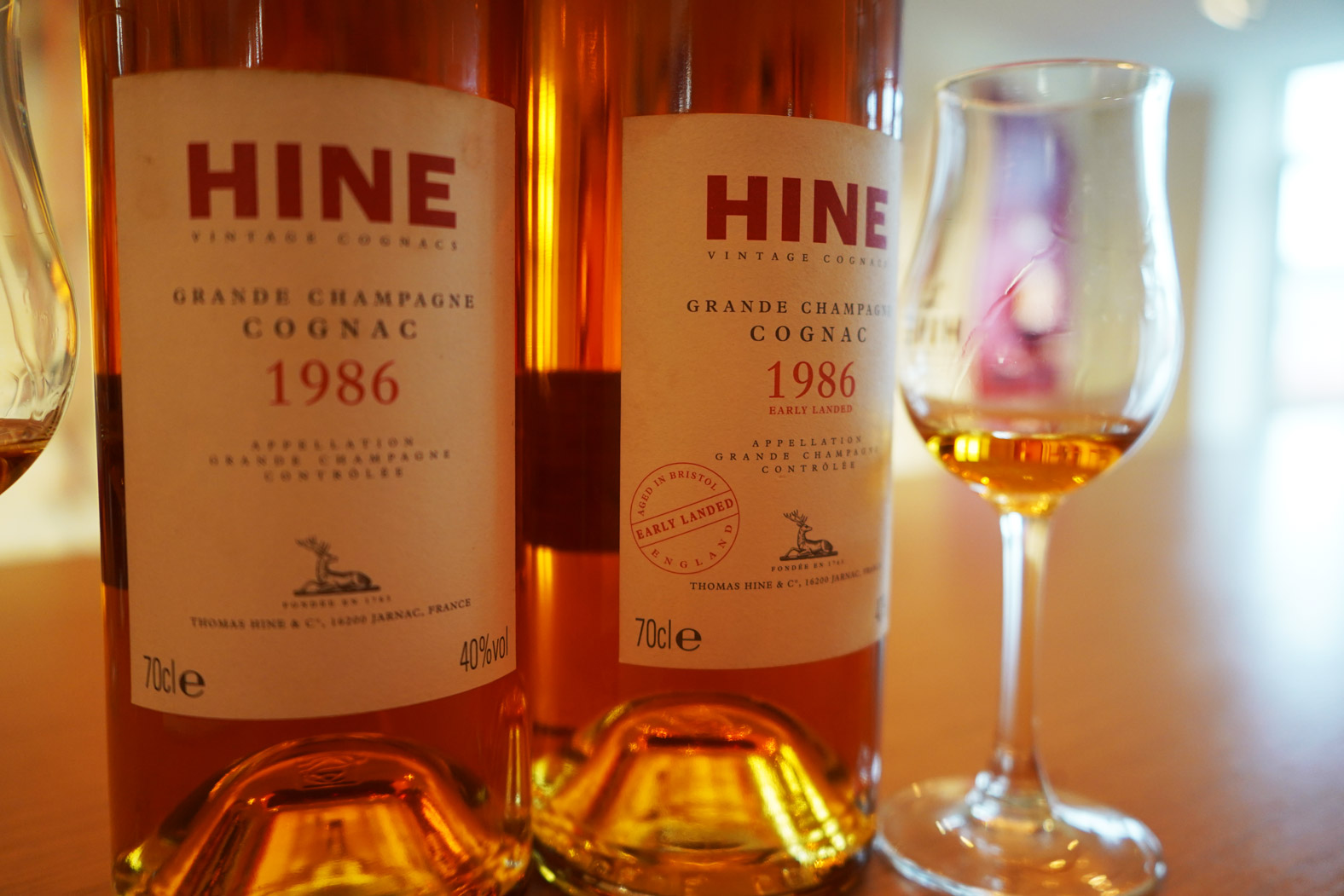 EXTRA HINE COGNAC リモージュボトル 鹿·22kミニボトル HINE XO