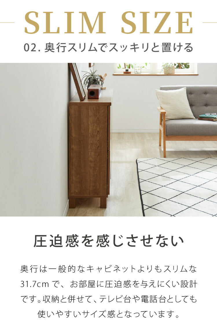 バンブーキャビネット 風通しのよい竹キャビネット テレビ台 サイド