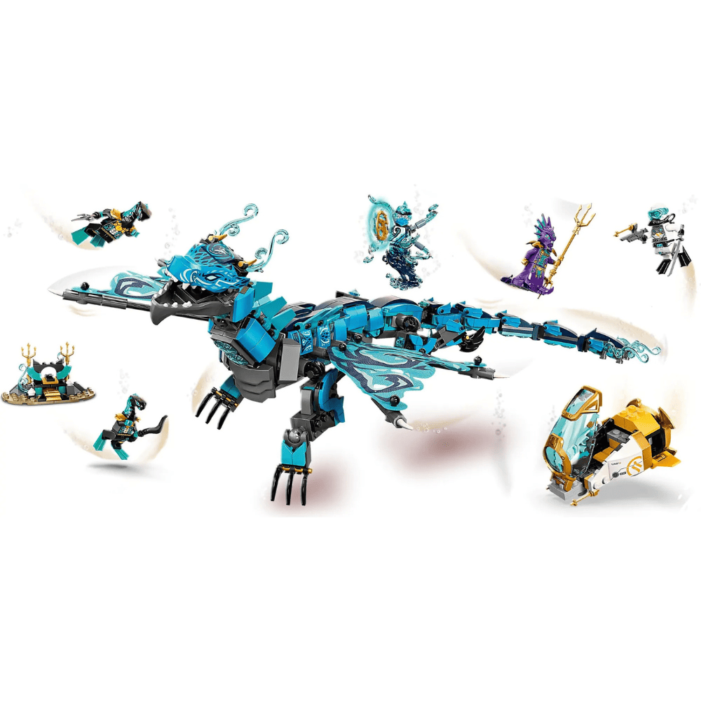 Ninjago Water Dragon Compatible 71754 Brick Set - Brixtoy