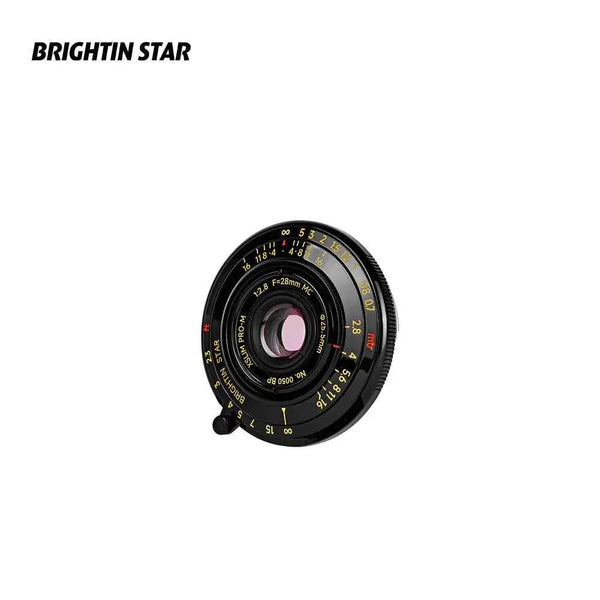 Brightin Star 28mm F2.8 Black Lacquer Ultra-Thin Pancake Lens