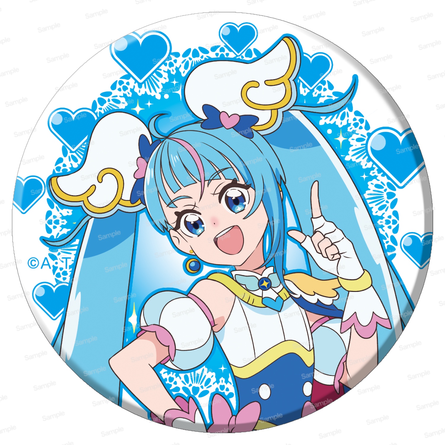 ひろがるスカイ プリキュア プリティ袋 DX オンライン ハート 缶バッジ