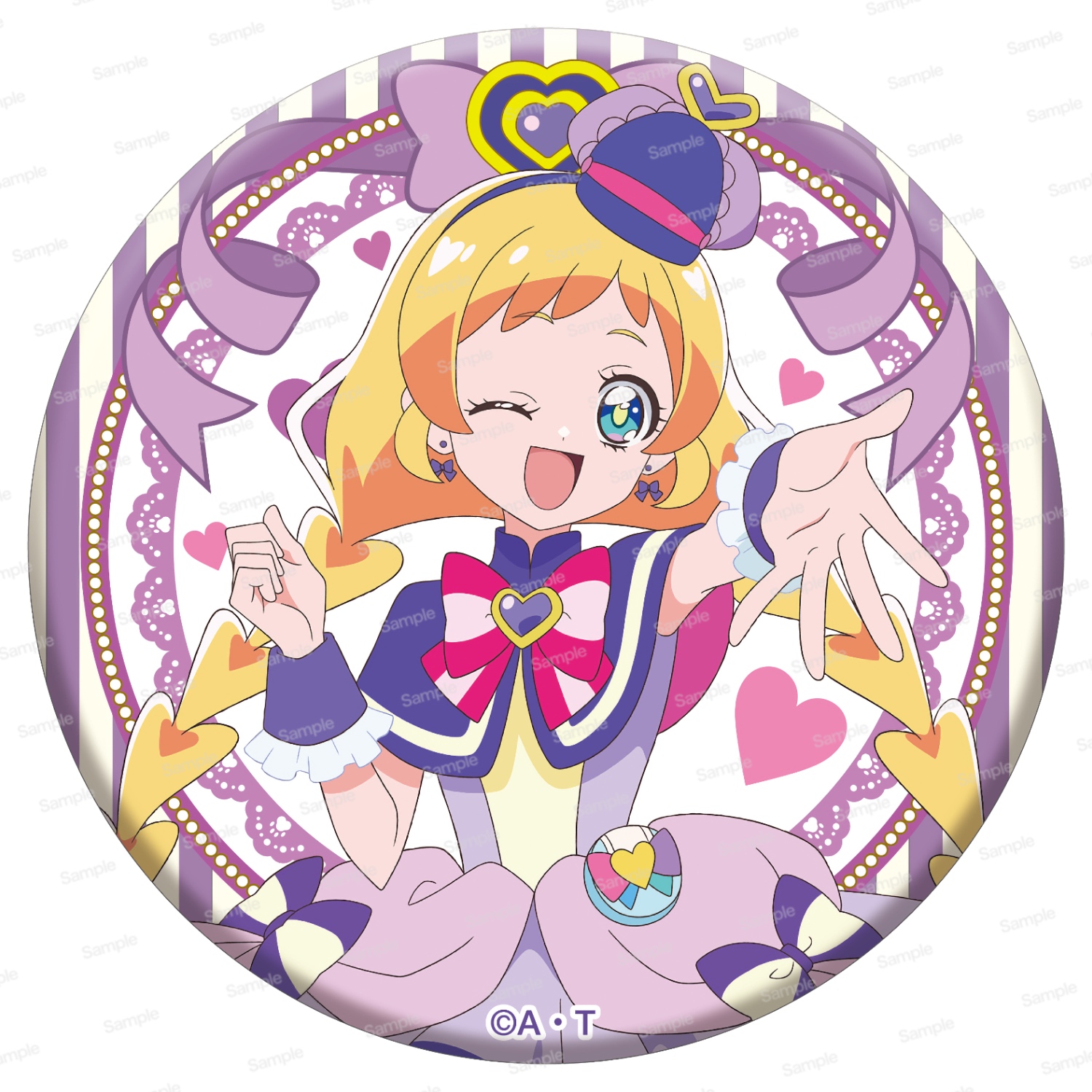 キュアワンダフル 缶バッジ わんだふるぷりきゅあ ブルジュラ 犬飼