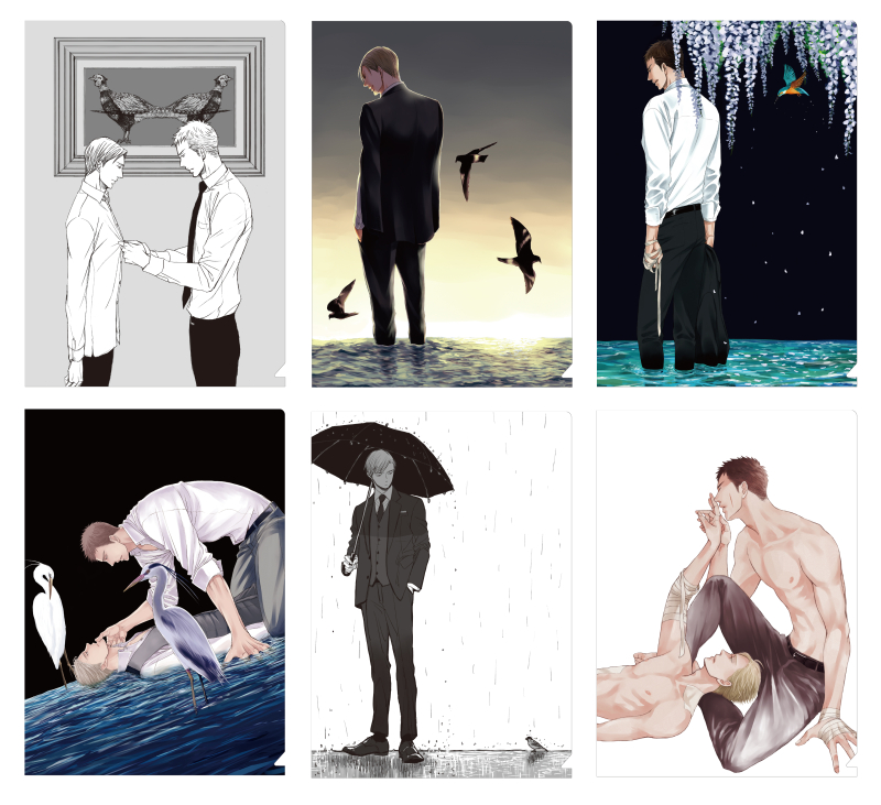 囀る鳥は羽ばたかない クリアファイル｜ビーズガーデン bʼs-garden