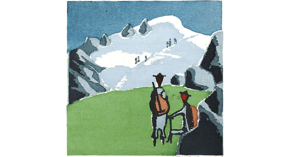 畦地梅太郎・わたしの山男（町田市立国際版画美術館）｜美術手帖