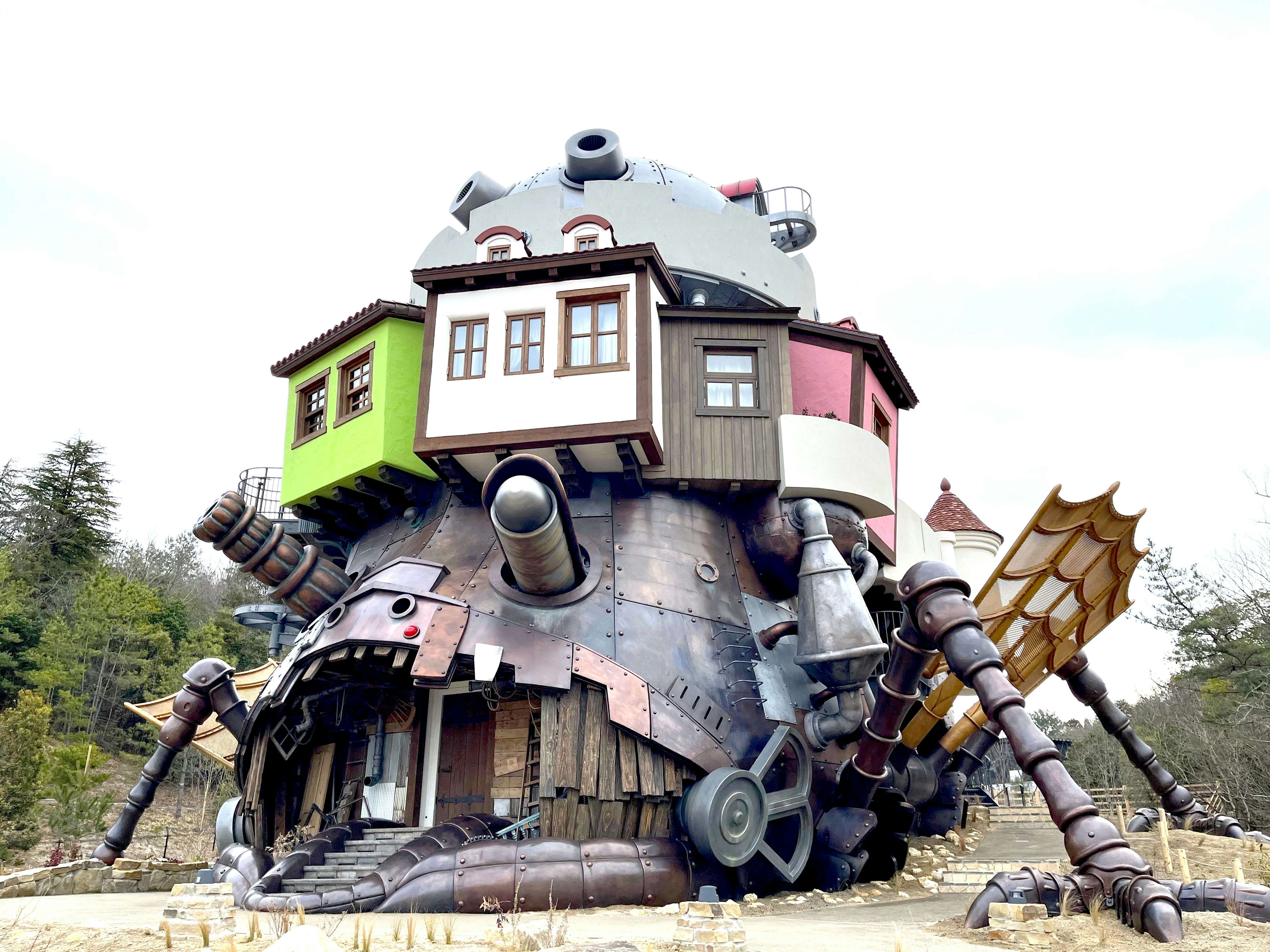 ジブリパーク信楽焼魔女の谷ハウルの動く城 砲台お香立蚊取り線香