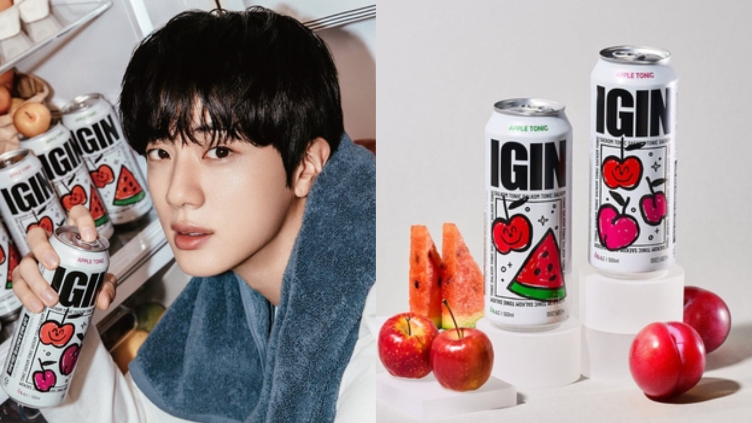 BTS ジンがアンバサダーを務める韓国の伝統酒「IGIN」の缶チューハイが