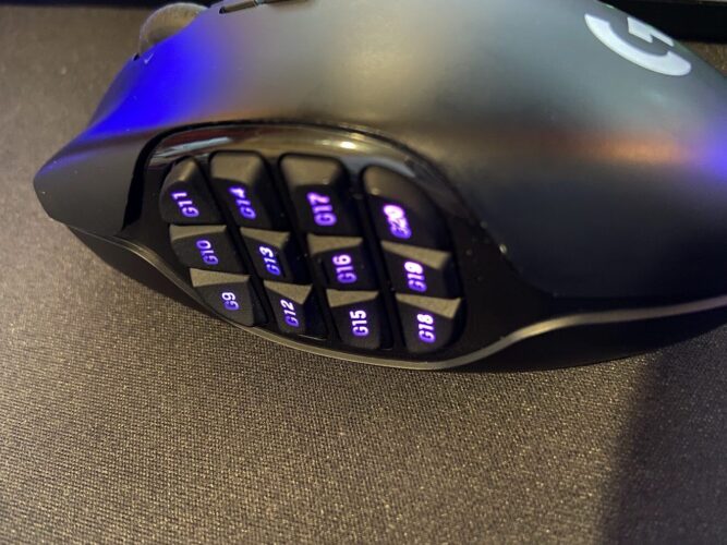 ゲーミングマウスG600MMO20ボタンファイナルファンタジーXIV推奨周辺