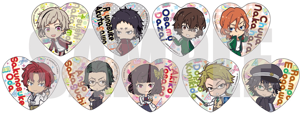 文豪ストレイドッグス AGF2017 缶バッジ 太宰 中也 ハロウィン fit