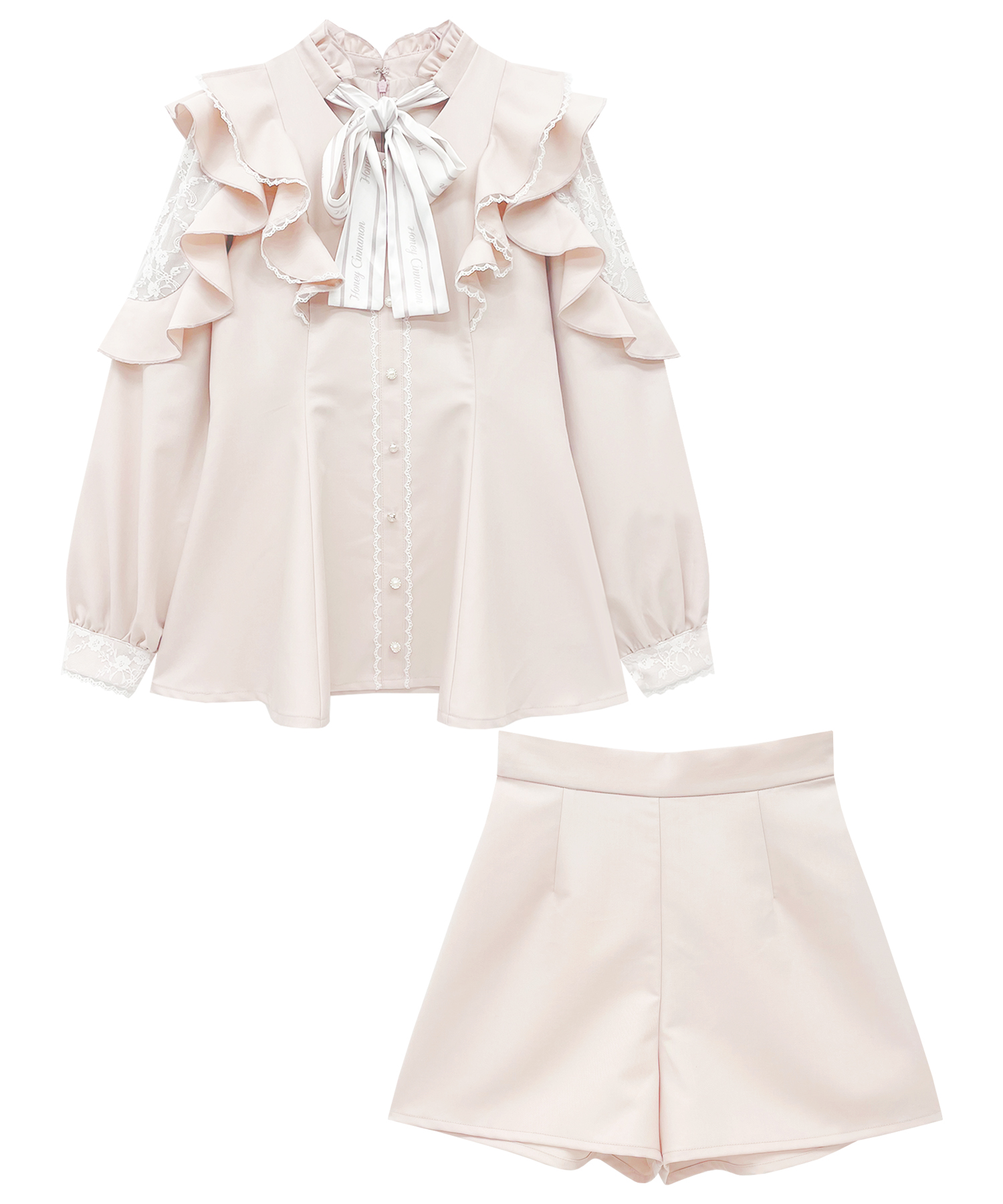 ボウタイロゴリボンセットアップ – BUNNY APARTMENT