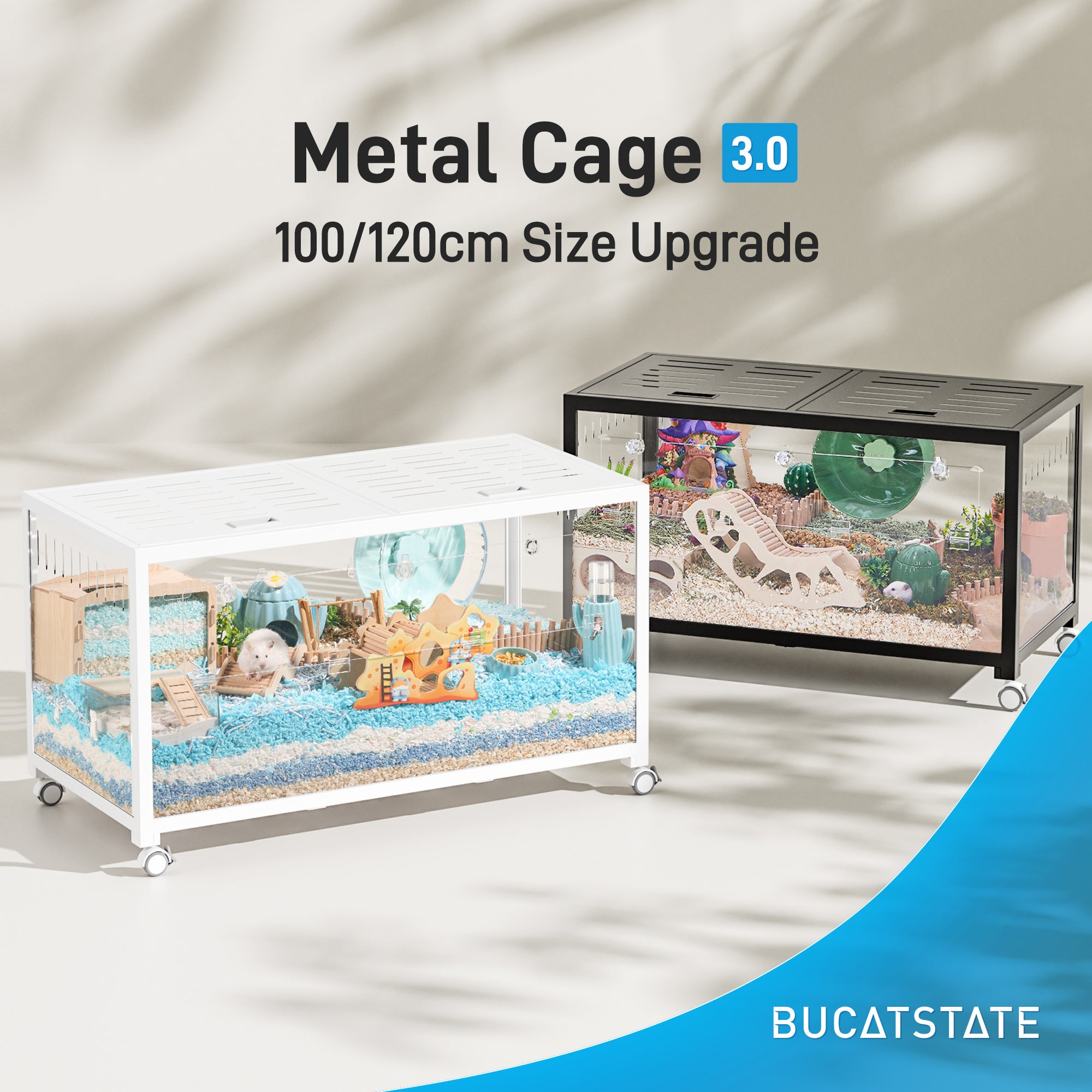 BUCATSTATE Metal Small Animal Cage 3.0