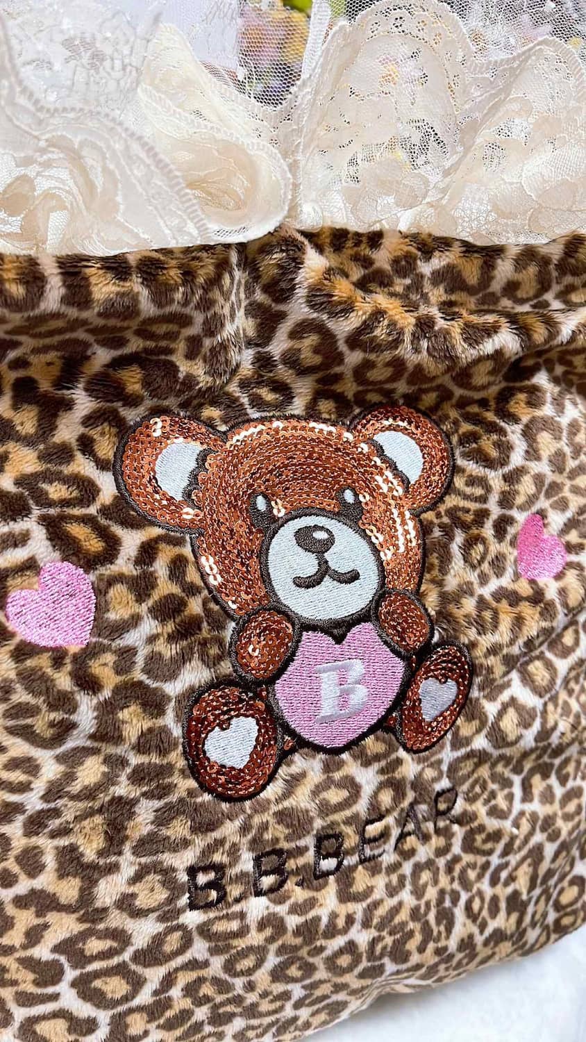 25BED-001 Leopard Bed｜ドッグブティック・ブルブブ