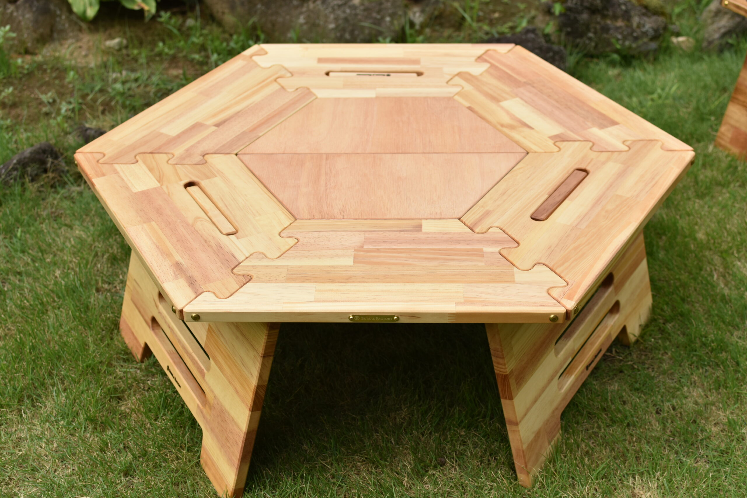 ミニヘキサテーブル | 木工工房 Buru,s factory