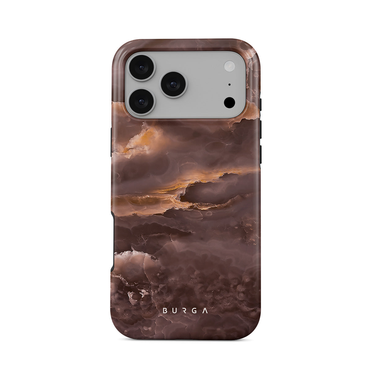 Fire Wood - Brown Marble iPhone 17 Pro Max Case | BURGA