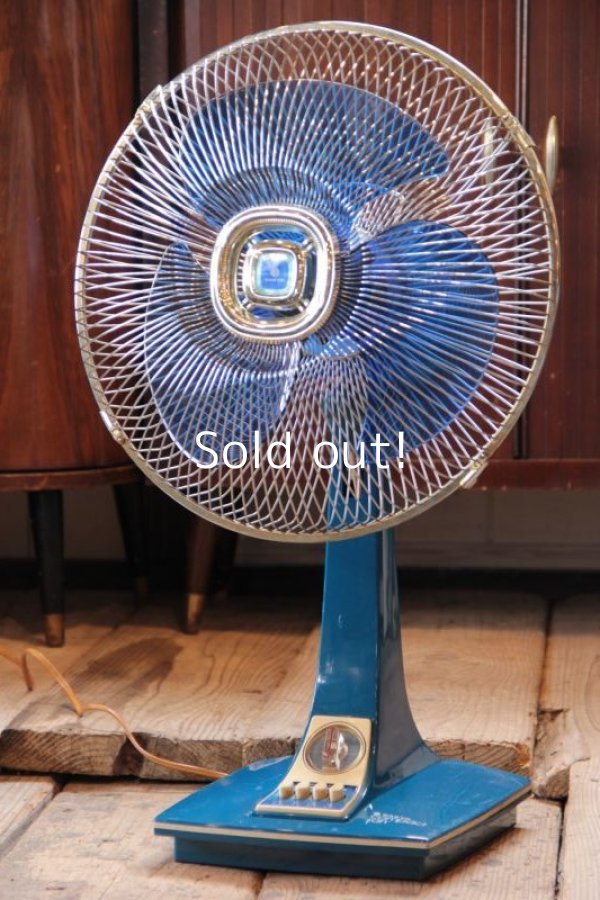アンティーク扇風機 ＊モンゴメリー・ワード レトロデザインミニ扇風機