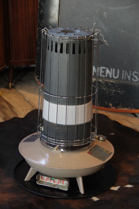 ナショナル石油ストーブ OS-352C 自動点火 元箱、スペア芯付き 昭和