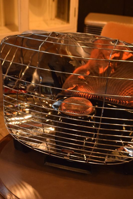 アラジン石油ストーブシルバークイーン希少ビンテージストーブ動作確認済