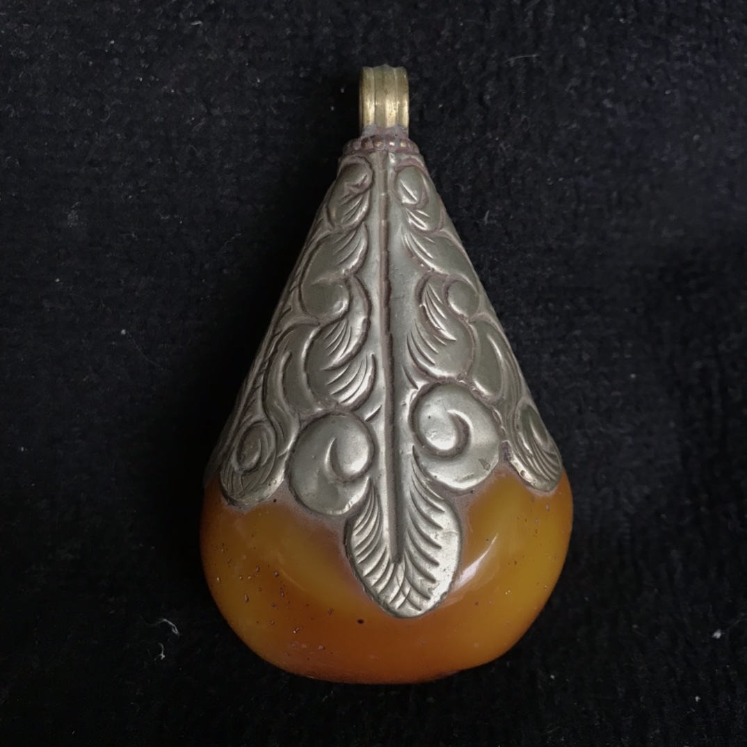 扇面画 額縁入り 時代物 古美術 骨董品 金属工芸 扇面 鳳凰