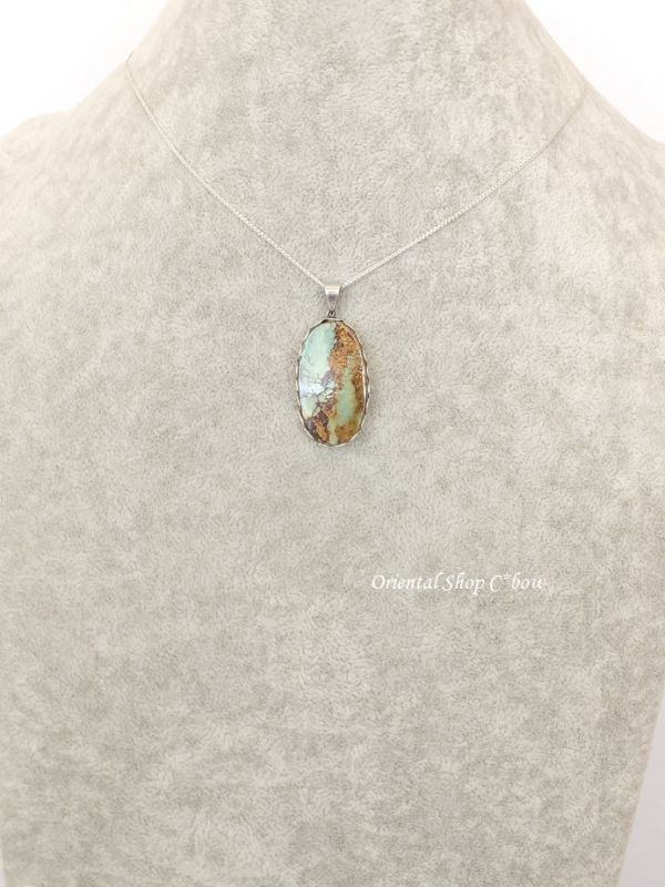 ターコイズ：アンティークトルコ石＊ペンダントトップ6｜トルコオヤ