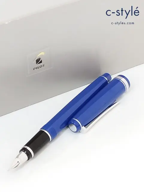 PILOT パイロット 万年筆 14K-585 SM 中字・軟 1212 ブルー系 筆記用具