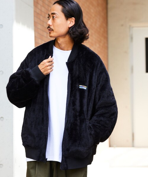 FREAK'S STORE リバーシブルボアフリースジャケット ブルゾン