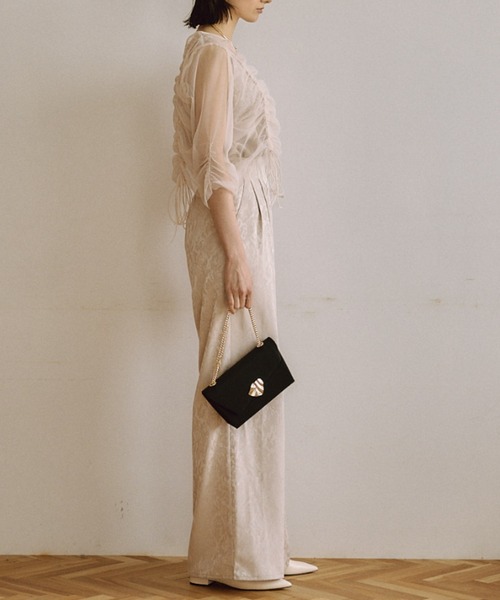 LE'RURE（リルアー）の「Many way tulle pants dress【低身長向け