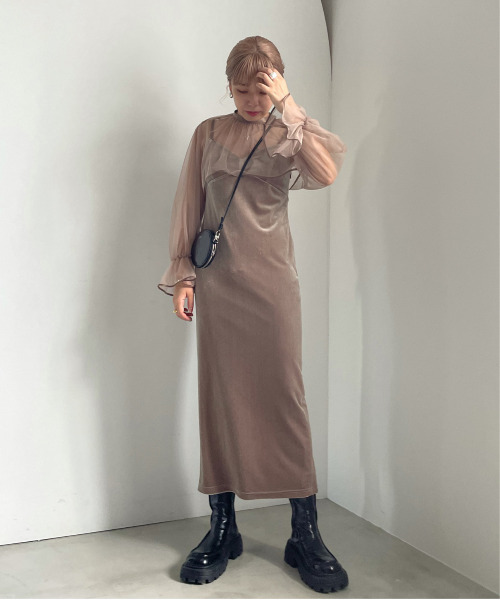 Ameri（アメリ）の「MANY WAY TULLE VEIL DRESS（ワンピース）」 - WEAR