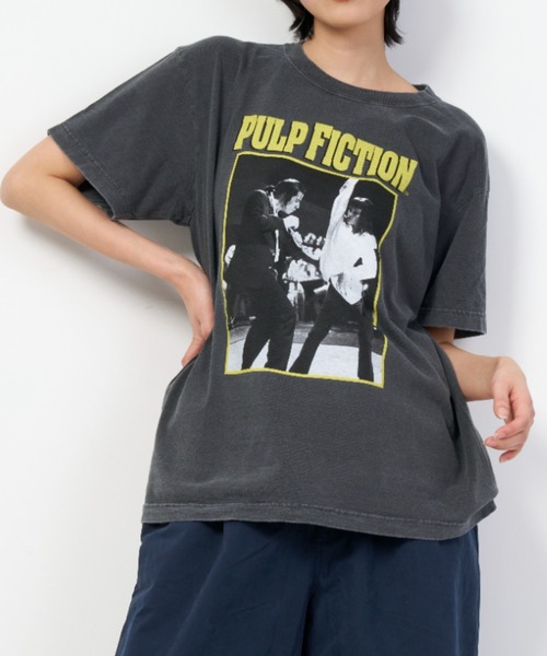 PULP FICTION グラフィックTシャツ ブラック WACKO MARIA PULP FICTION