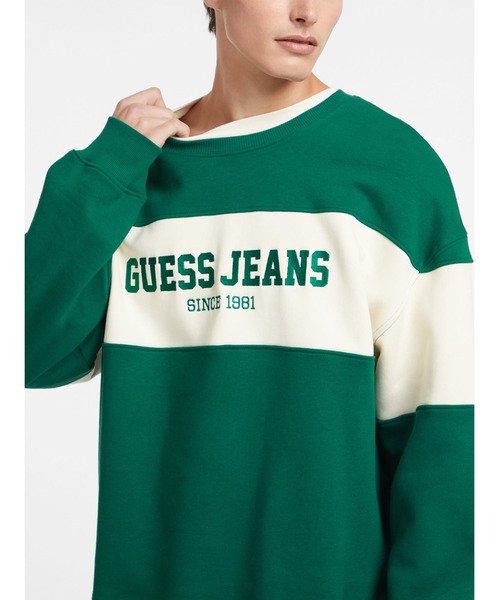 GUESS JEANS Cn Os Horizont Stripe Sweat トップス スウェット