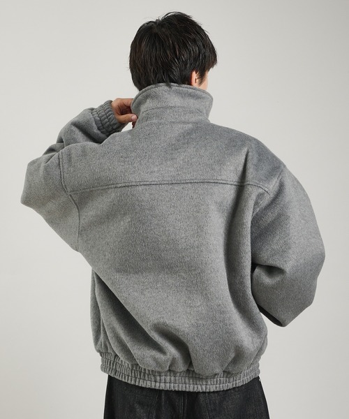 Perushu（ペルーシュ）の「ウール混シャギースタンドネックフライト