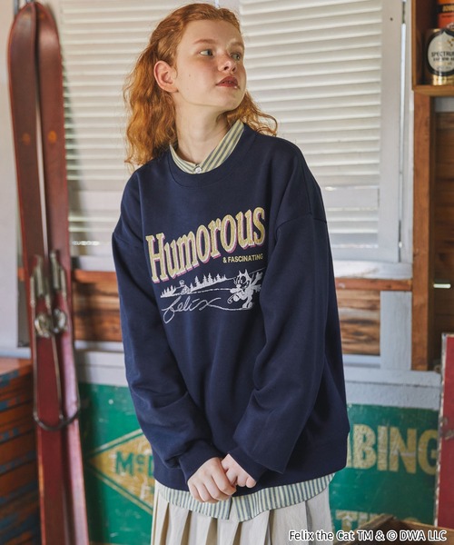 FELIX】別注 フェリックス ヴィンテージプリントスウェット