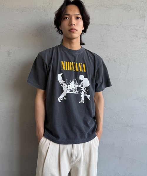 GOOD ROCK SPEED/グッドロックスピード] 別注 NIRVANA ロックプリントT