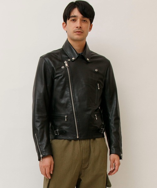 Johnbull（ジョンブル）の「シープスキンレザーライダースジャケット