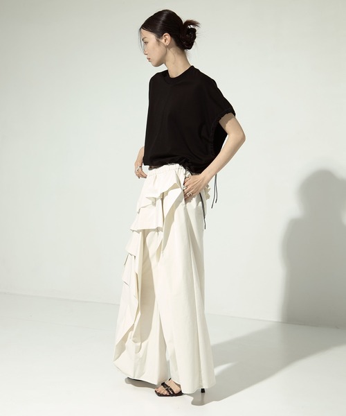 TAAKK/ターク】《STUDIOUS別注》 RUFFLE PANTS/フリルパンツ（その他