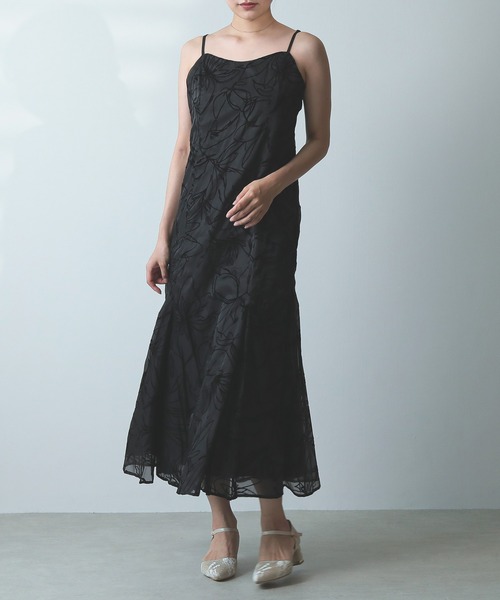 ボウタイ リボン ボレロ キャミワンピース 2点セット パーティー