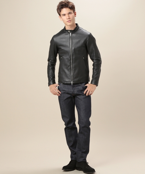 beauty&youth ユナイテッドアローズ ラムレザー シングル 革ジャン