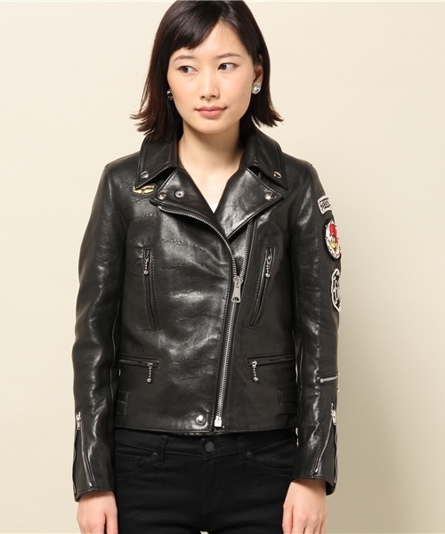 アウトレット ヒステリックグラマー レザーライダースジャケット