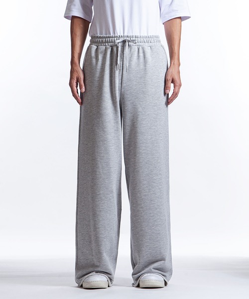 セール】【White Line】 ワイド ストレート スウェットパンツ