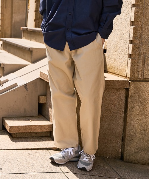 PUBLUX/パブリュクス】スケートワイドパンツ/チノパン（チノパンツ
