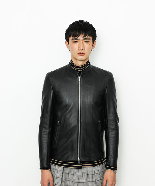 STUDIOUS（ステュディオス）の「【STUDIOUS】ラムレザーシングル