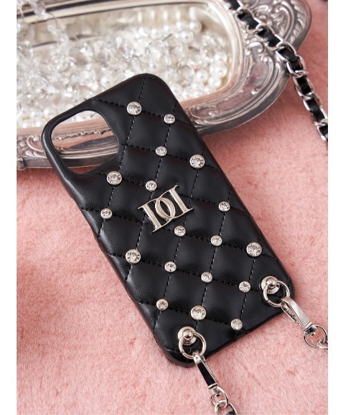 キルティングビジューiPhoneケース（スマホケース/カバー）｜Darich