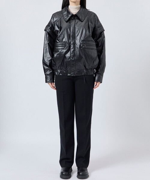 08sircus/08サーカス】Wax vintage padded detachable short blouson