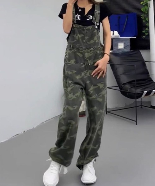 POST ALL 迷彩 カバーオール Mサイズ POST ALL 迷彩 カバーオール M