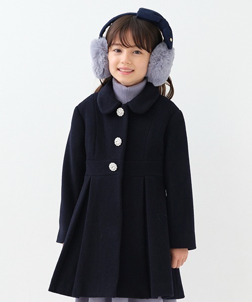 kate spade ネイビー ウールコート 130 2025年最新】kate spade new