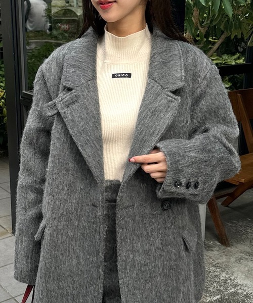 Chico（チコ）の「【お気に入り登録1万件！】シャギージャケットコート